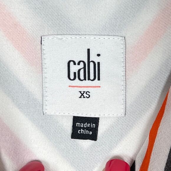 Cabi | Colorful Striped Linea Cami Style #5043 Size X Small - Picture 4 of 5